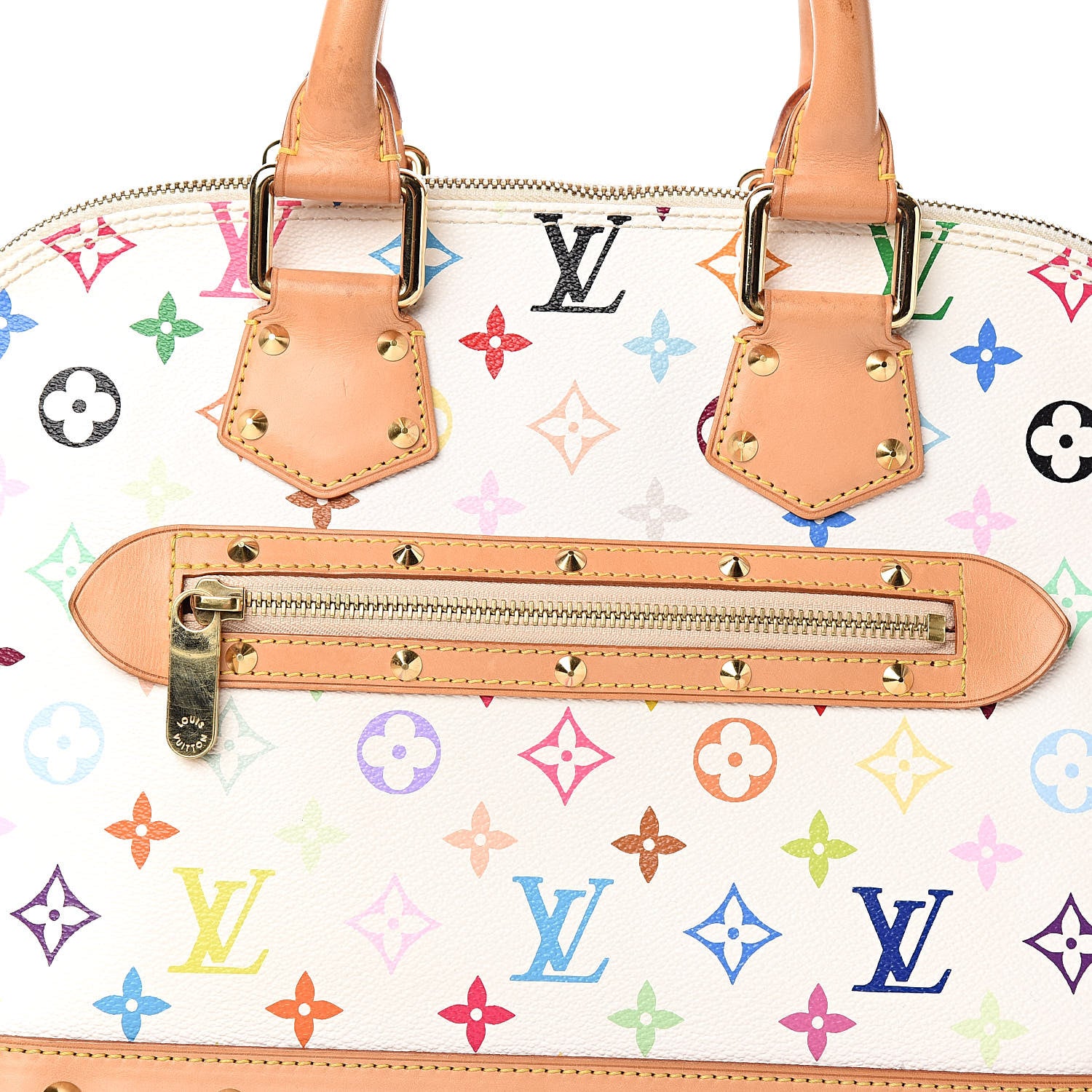 Louis Vuitton Monogram Multicolor Alma White 18 of 19