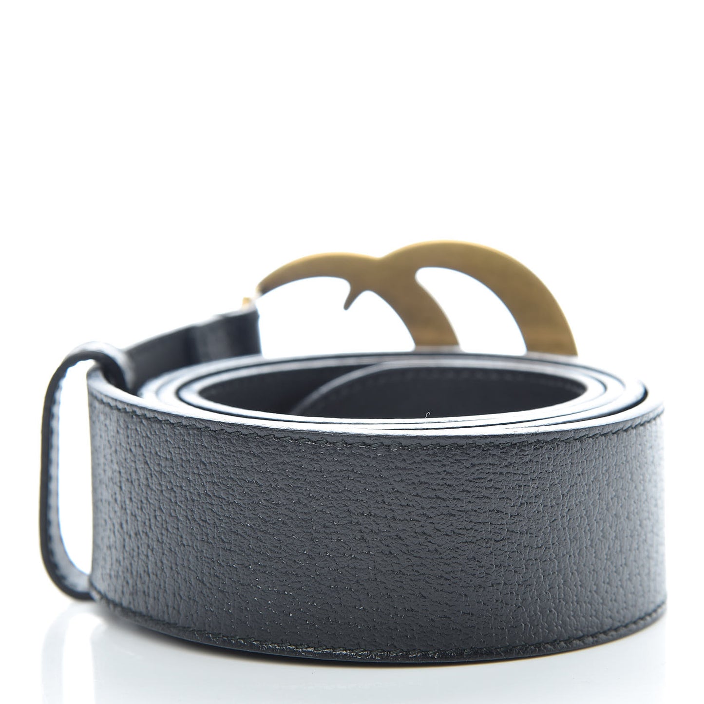 Textured Calfskin Double G 40mm Belt 95 38 Black