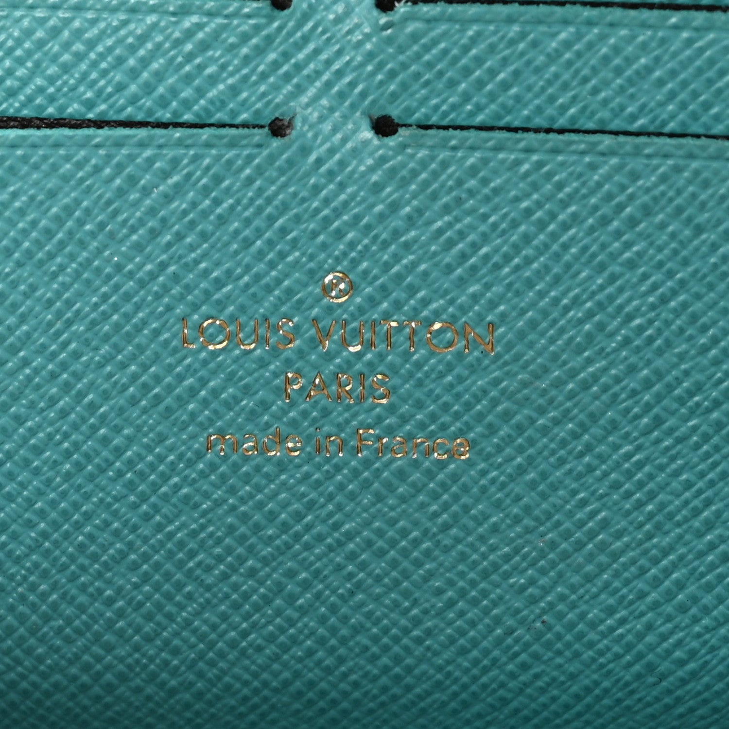 Louis Vuitton Monogram Clemence Wallet Turquoise 6 of 7