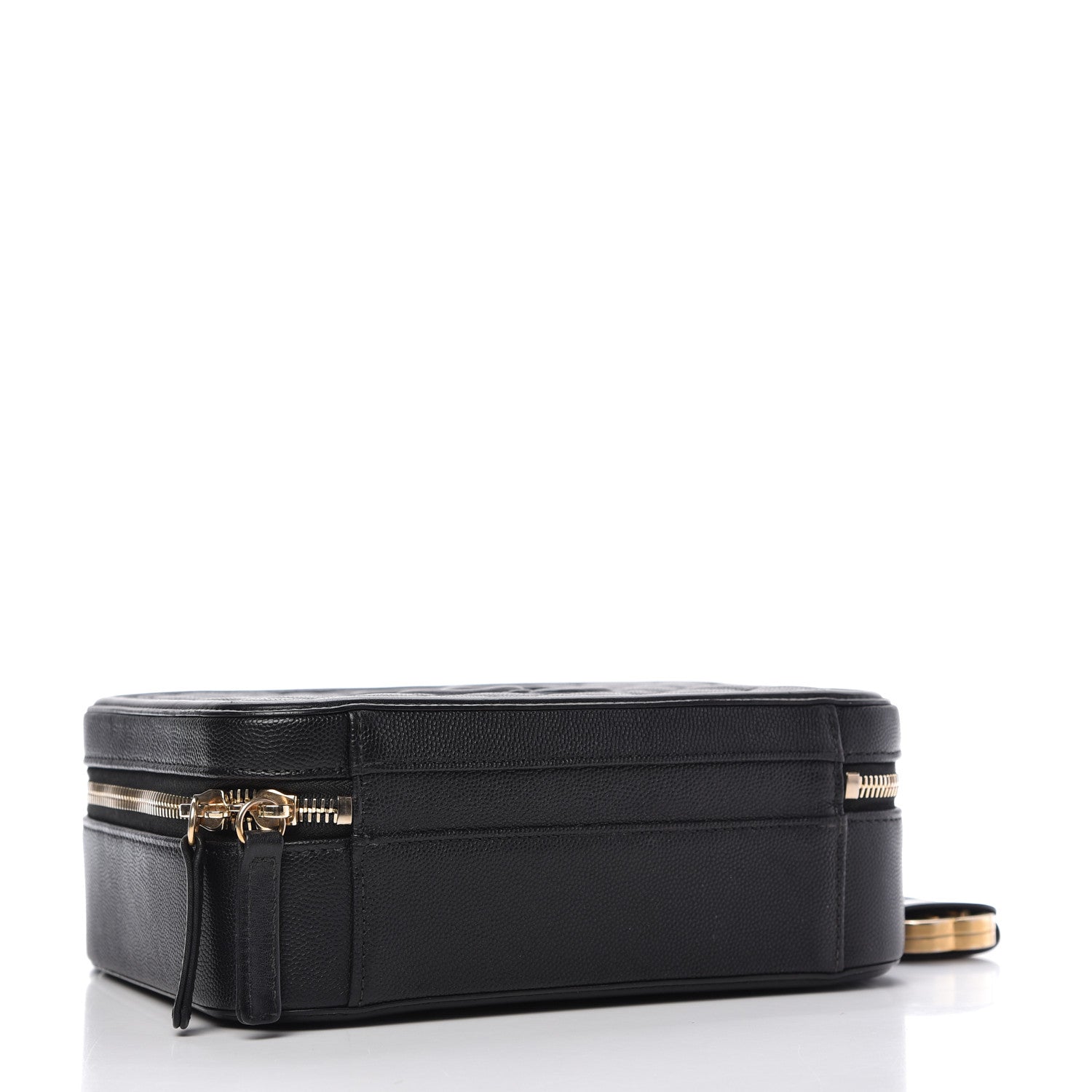 Chanel Caviar Quilted Medium CC Filigree Vanity Case Black 4 of 10