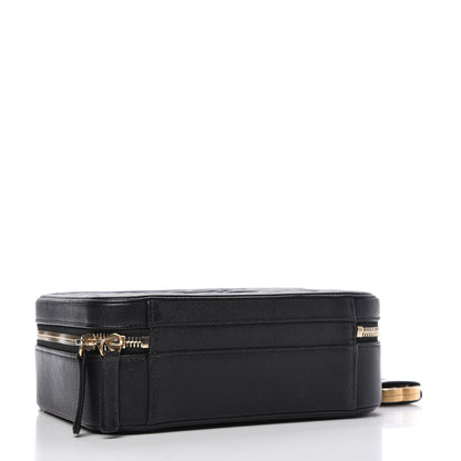 Chanel Caviar Quilted Medium CC Filigree Vanity Case Black 4 of 10