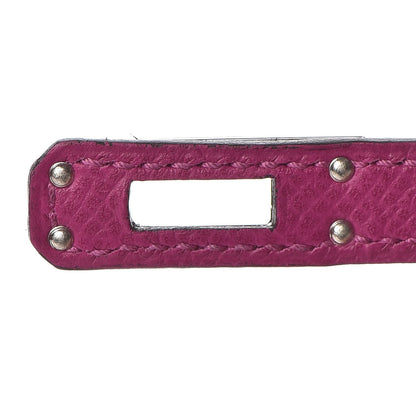 Hermes Epsom Kelly Sellier 25 Rose Pourpre 13 of 36