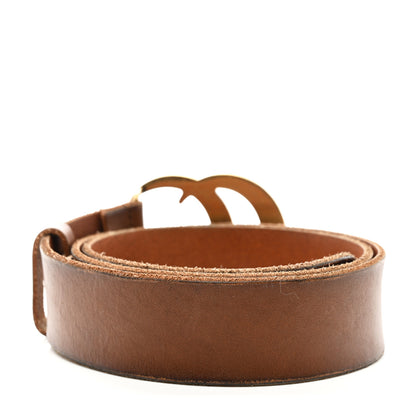 Gucci Faded Calfskin Double G 40mm Belt 80 32 Cuir 2 of 5