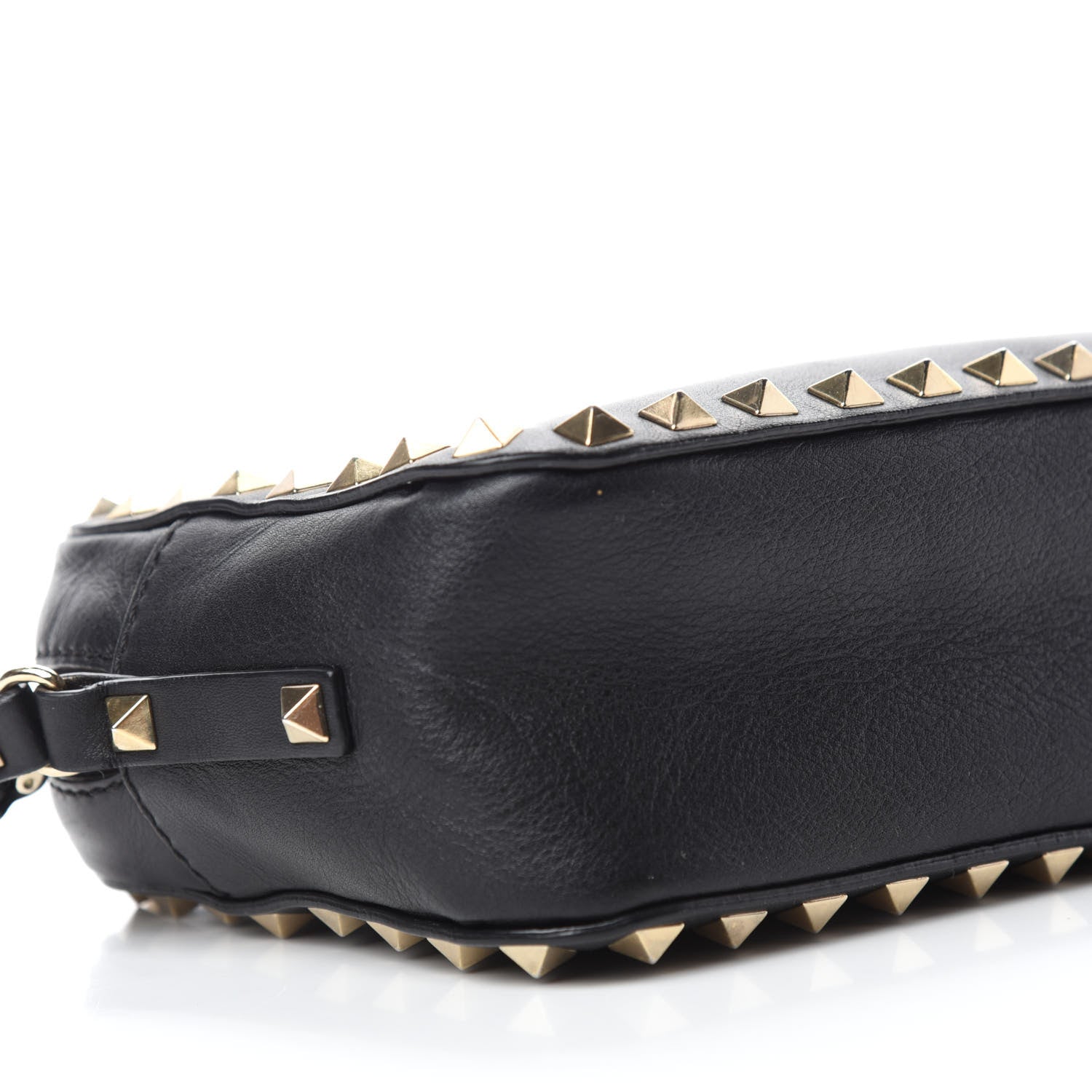 Valentino Garavani Calfskin Rockstud Camera Crossbody Bag Black 6 of 9