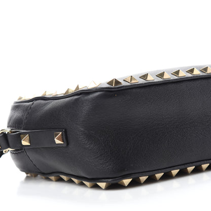 Valentino Garavani Calfskin Rockstud Camera Crossbody Bag Black 6 of 9