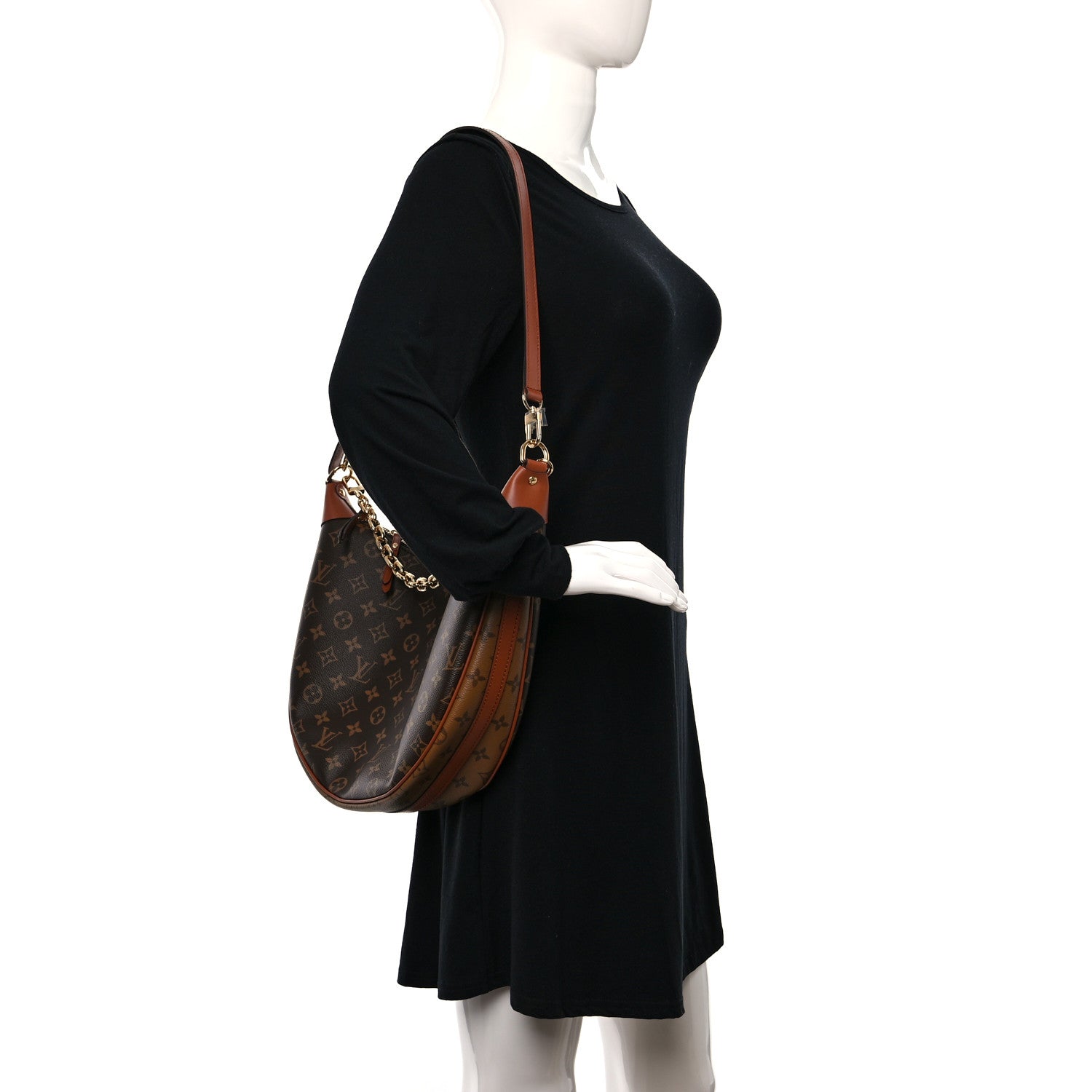 Louis Vuitton Reverse Monogram Loop Hobo 2 of 10