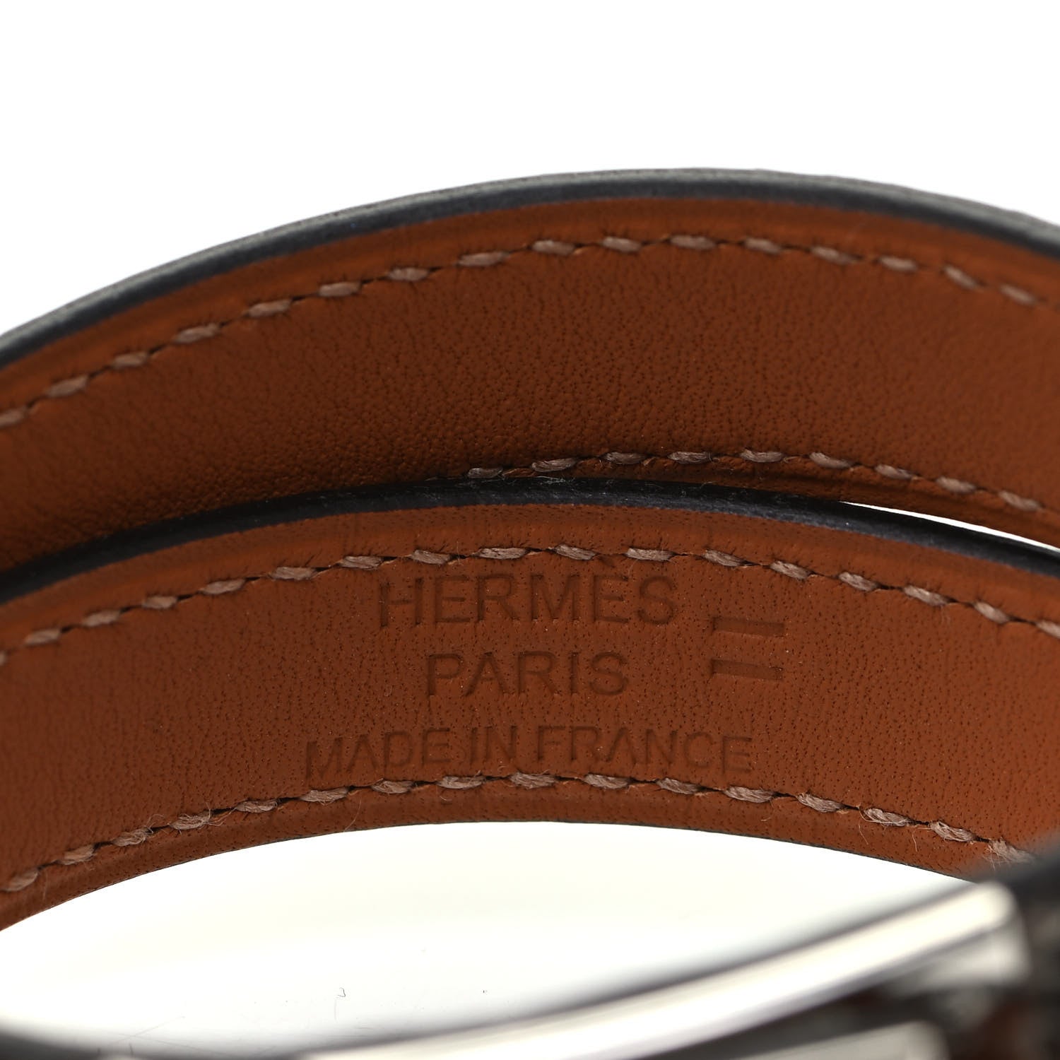 Hermes Lizard Kelly Double Tour Bracelet T2 Ombre 4 of 4