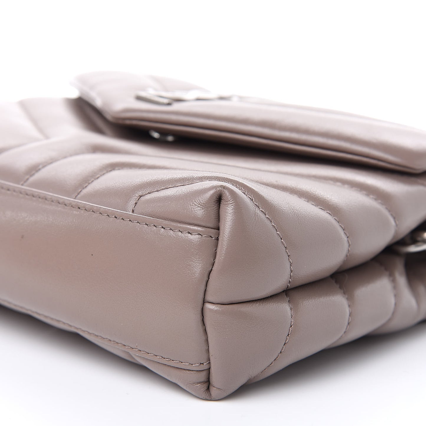Calfskin Y Quilted Toy Loulou Monogram Satchel Nude Powder