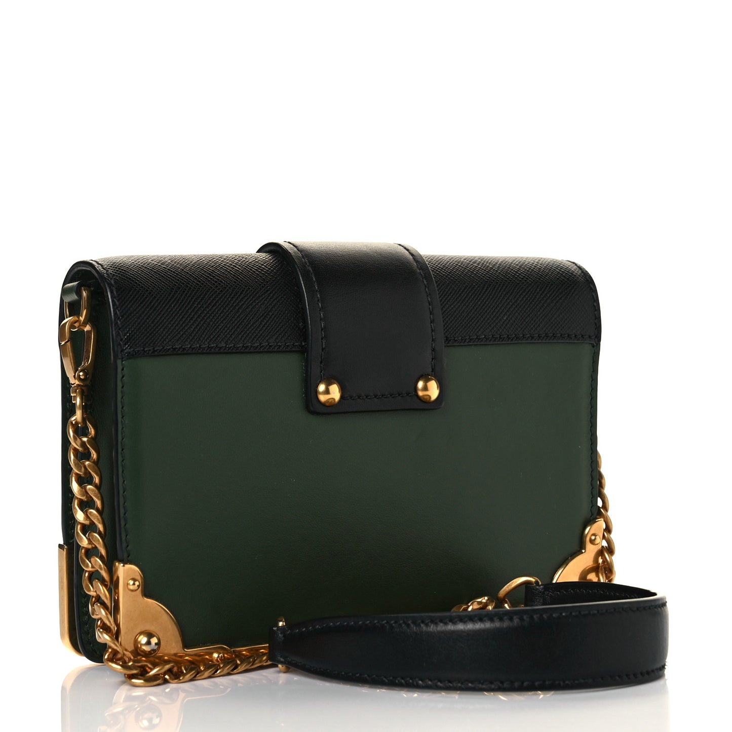 City Calf Saffiano Cahier Bag Foresta Black
