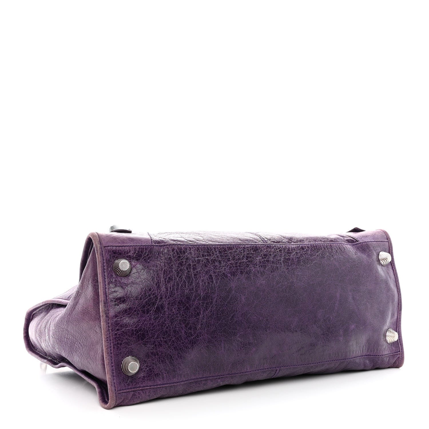 Balenciaga Agneau Giant 21 Silver Hardware Work Raisin 4 of 15