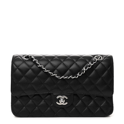 Chanel Caviar Quilted Medium Double Flap Black 1 of 11