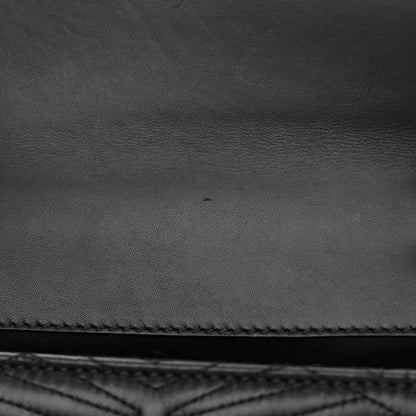Bulgari Quilted Nappa Smooth Calfskin Serpenti Forever Diamond Blast Shoulder Bag Black 11 of 13