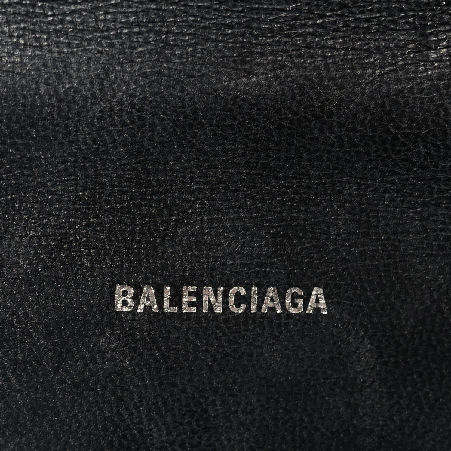 Balenciaga Metallic Calfskin Crocodile Embossed Hourglass Top Handle Bag XS Silver 6 of 10