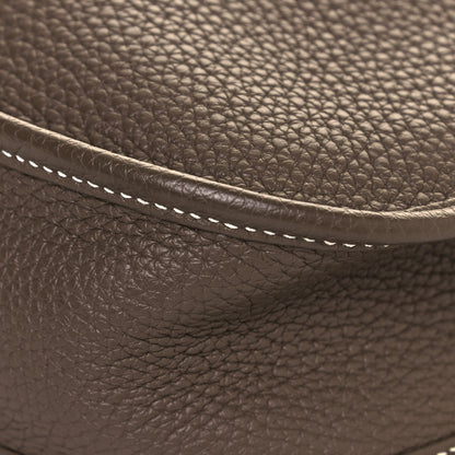 Hermes Taurillon Clemence Evelyne III PM Etoupe 8 of 11