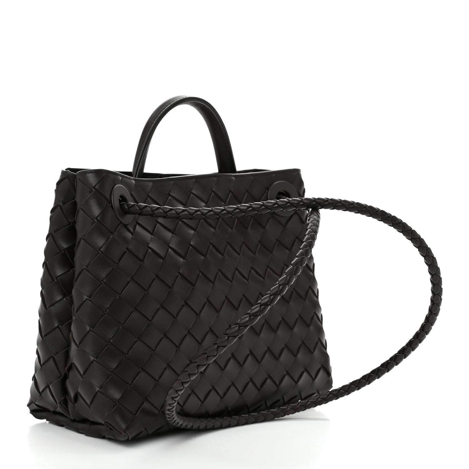 Bottega Veneta Nappa Intrecciato Small Andiamo Shoulder Bag Fondant 3 of 9