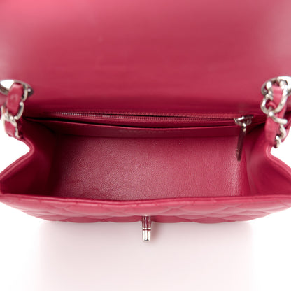 Chanel Lambskin Quilted Mini Square Flap Pink 5 of 11