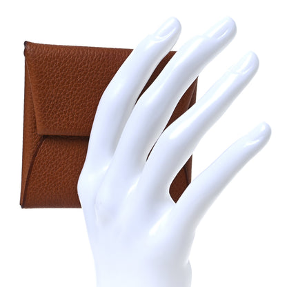 Hermes Barenia Faubourg Bastia Coin Purse Fauve 2 of 9