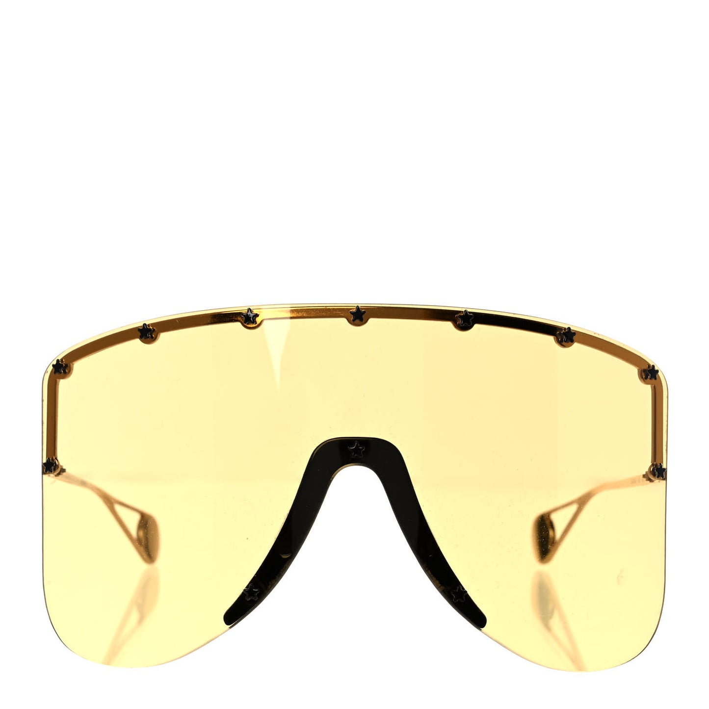 Star Studded Shield Sunglasses GG0541S Yellow