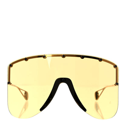 Gucci Star Studded Shield Sunglasses GG0541S Yellow 2 of 7