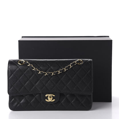 Chanel Caviar Quilted Medium Double Flap Black 11 of 11
