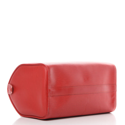 Louis Vuitton Epi Speedy 30 Rouge 4 of 16