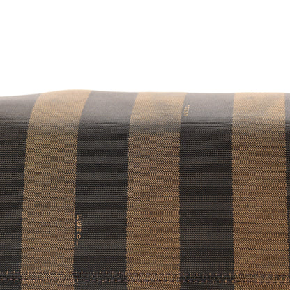 Fendi Pequin Cuoio Vegetale Large Hobo Tobacco Black Cuoio 15 of 16
