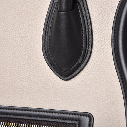 Celine Baby Grained Calfskin Nubuck Mini Luggage Daffodil 9 of 14