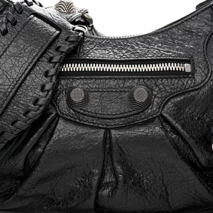 Balenciaga Agneau Arena Small Le Cagole Shoulder Bag Black 8 of 12