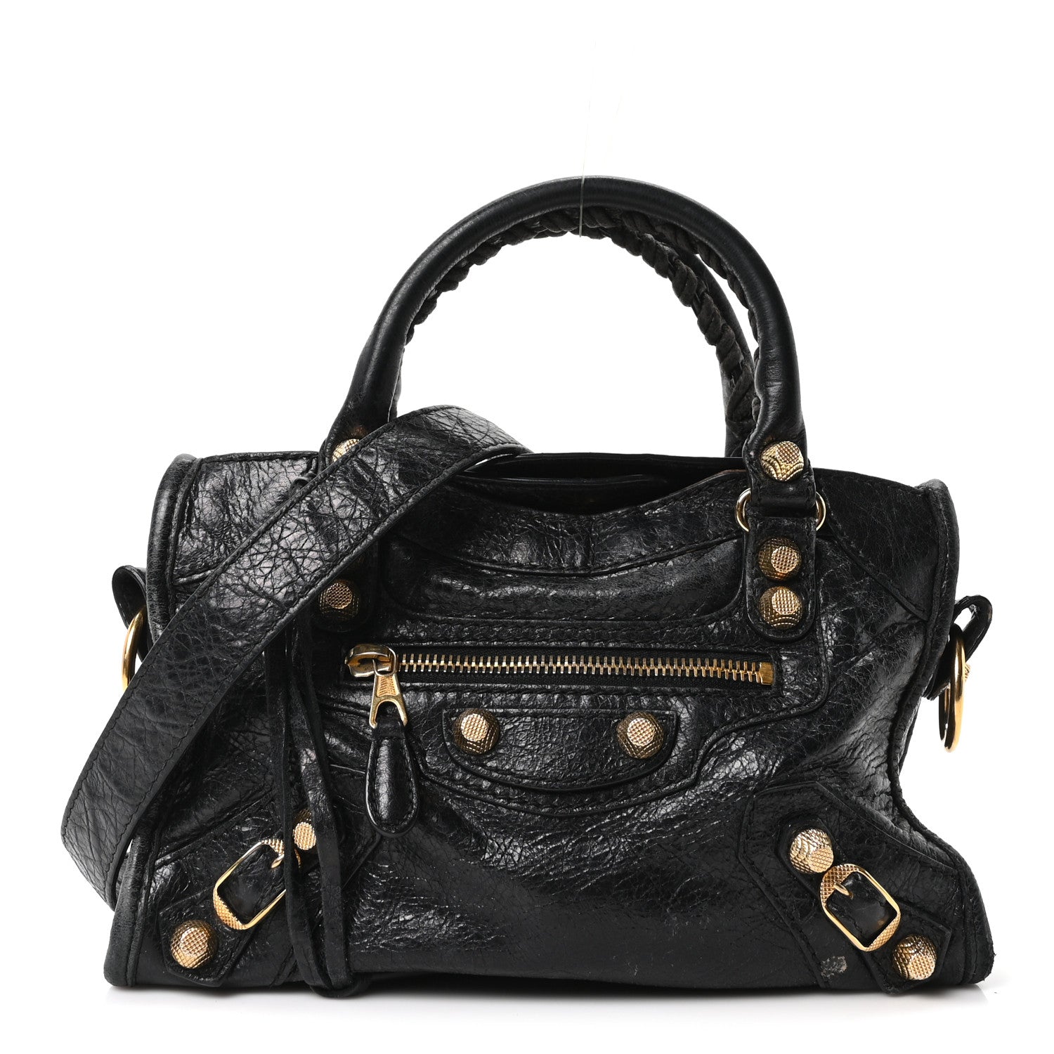 Balenciaga Agneau Giant 12 Gold Hardware Mini City Black 1 of 11