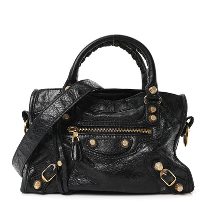Balenciaga Agneau Giant 12 Gold Hardware Mini City Black 1 of 11