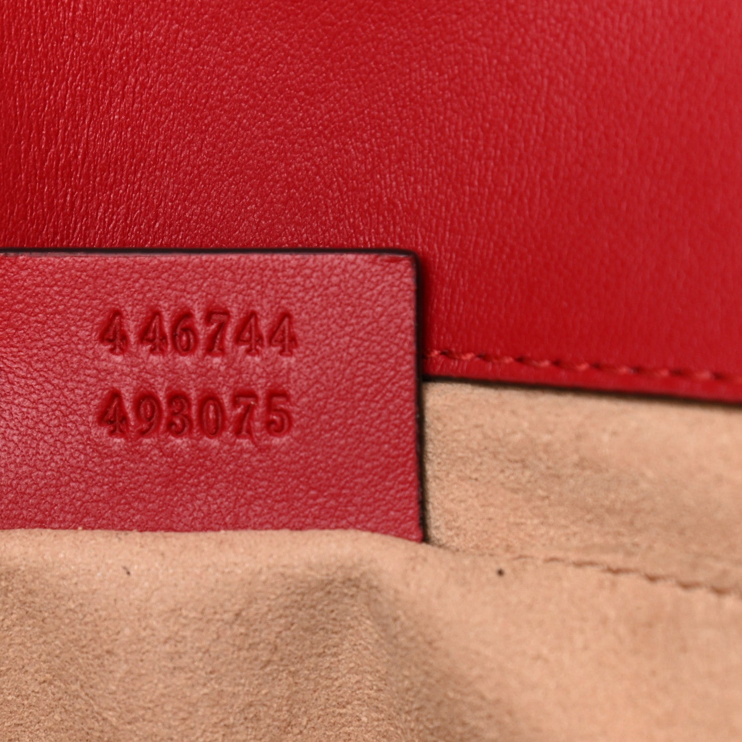 Gucci Calfskin Matelasse Mini GG Marmont Shoulder Bag Hibiscus Red 6 of 8
