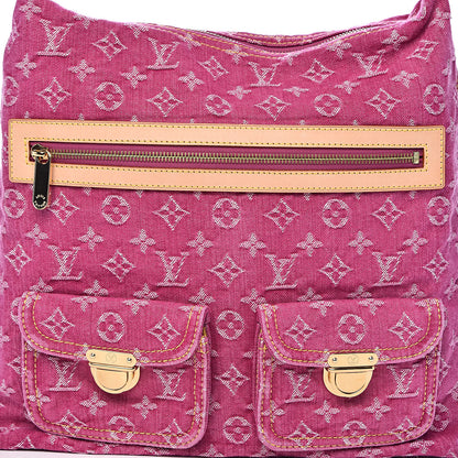 Louis Vuitton Denim Baggy GM Fuchsia 9 of 9