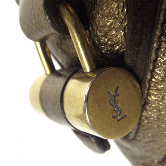 Saint Laurent Leather Medium Muse Bronze 12 of 13