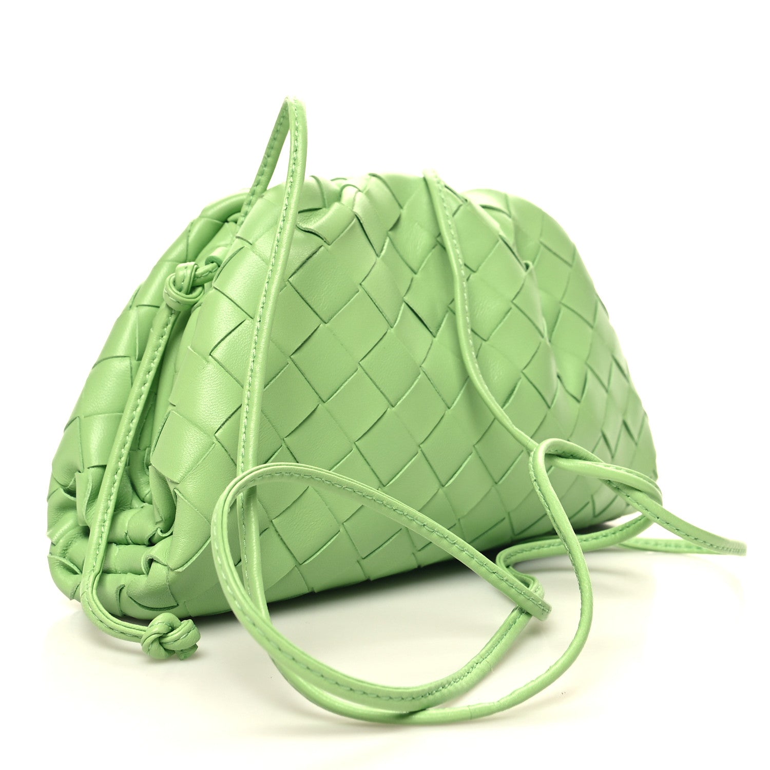 Bottega Veneta Nappa Intrecciato The Mini Pouch Pistachio 3 of 10