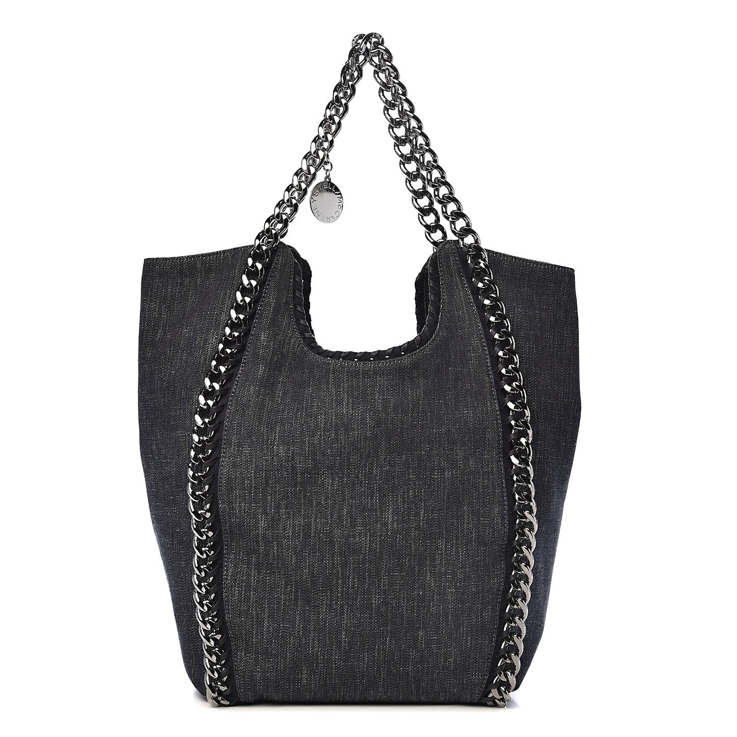 Denim Chain Falabella Tote Blue