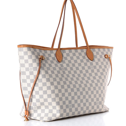 Louis Vuitton Damier Azur Neo Neverfull GM Rose Ballerine 2 of 10