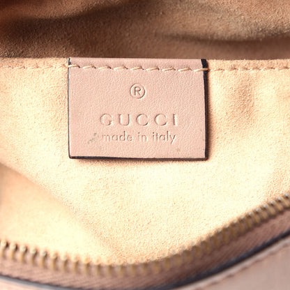 Gucci Calfskin Matelasse Mini GG Marmont Chain Shoulder Bag Porcelain Rose 10 of 17