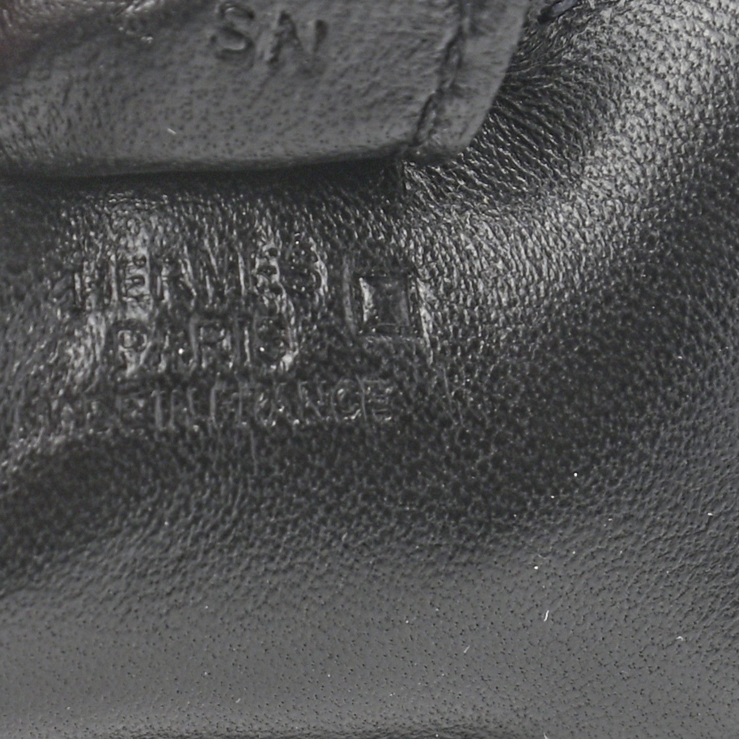 Hermes Milo Lambskin Matte Alligator Touch Grigri Rodeo Horse Bag Charm PM So Black 4 of 4