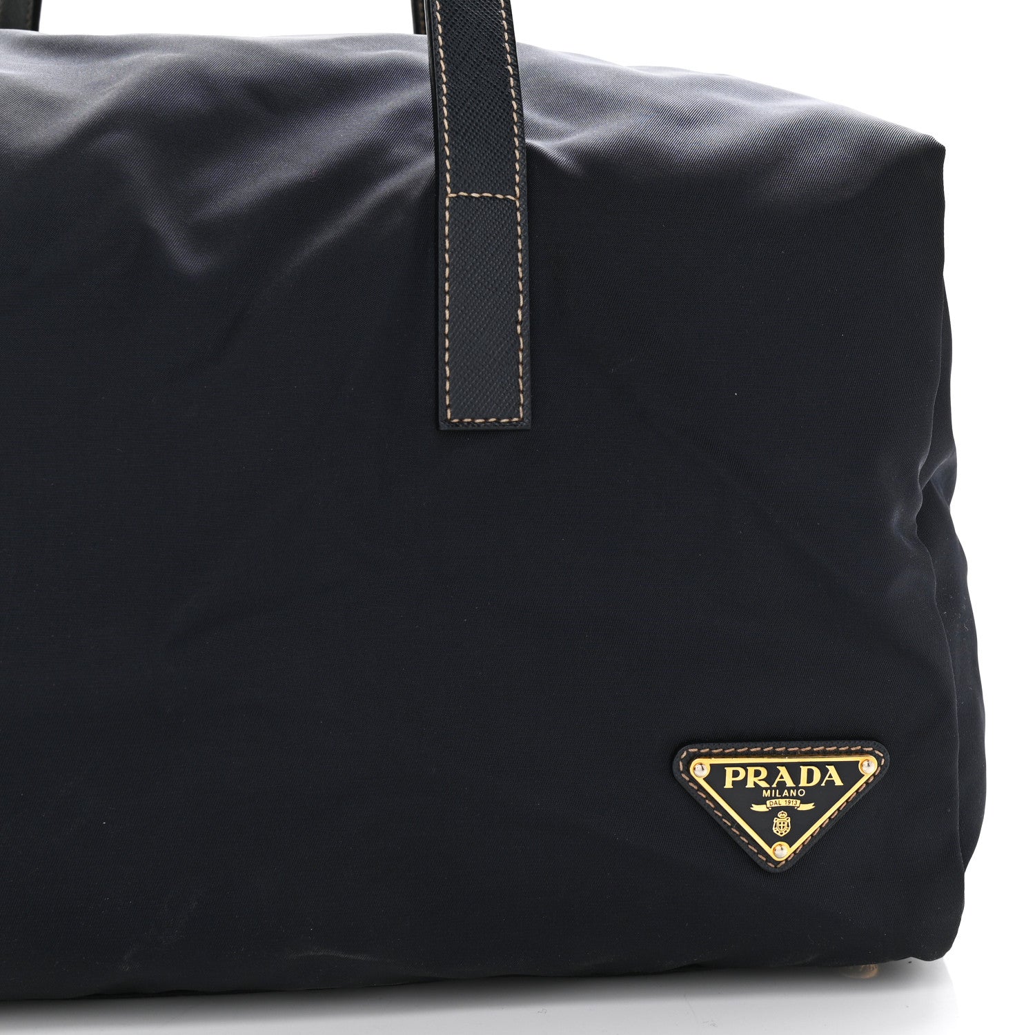Prada Tessuto Nylon Saffiano Weekender Baltico 8 of 10