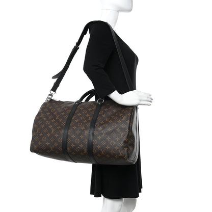 Louis Vuitton Monogram Macassar Keepall Bandouliere 45 2 of 14