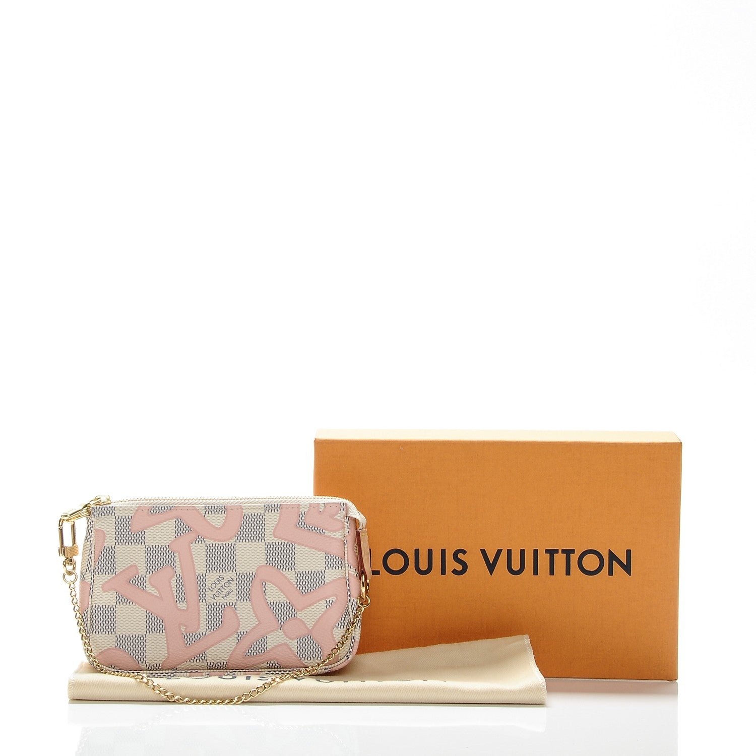 Louis Vuitton Damier Azur Tahitienne Mini Pochette Accessories 8 of 8