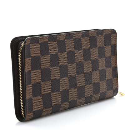 Louis Vuitton Damier Ebene Porte-Monnaie Zippe Zippy Wallet 3 of 6