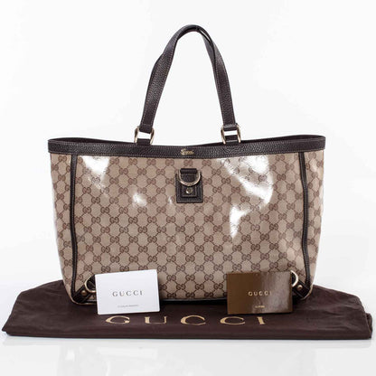 Gucci Crystal Monogram Abbey Tote 10 of 10