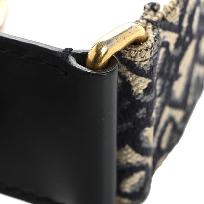 Christian Dior Oblique Shoulder Strap Blue 8 of 10