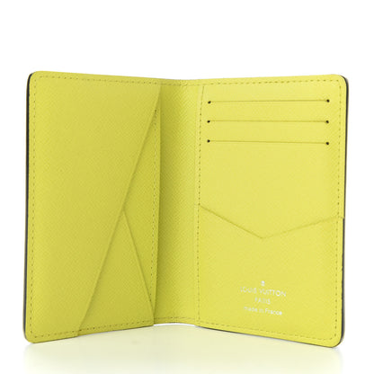 Louis Vuitton Monogram Taiga Pocket Organizer Yellow 5 of 7