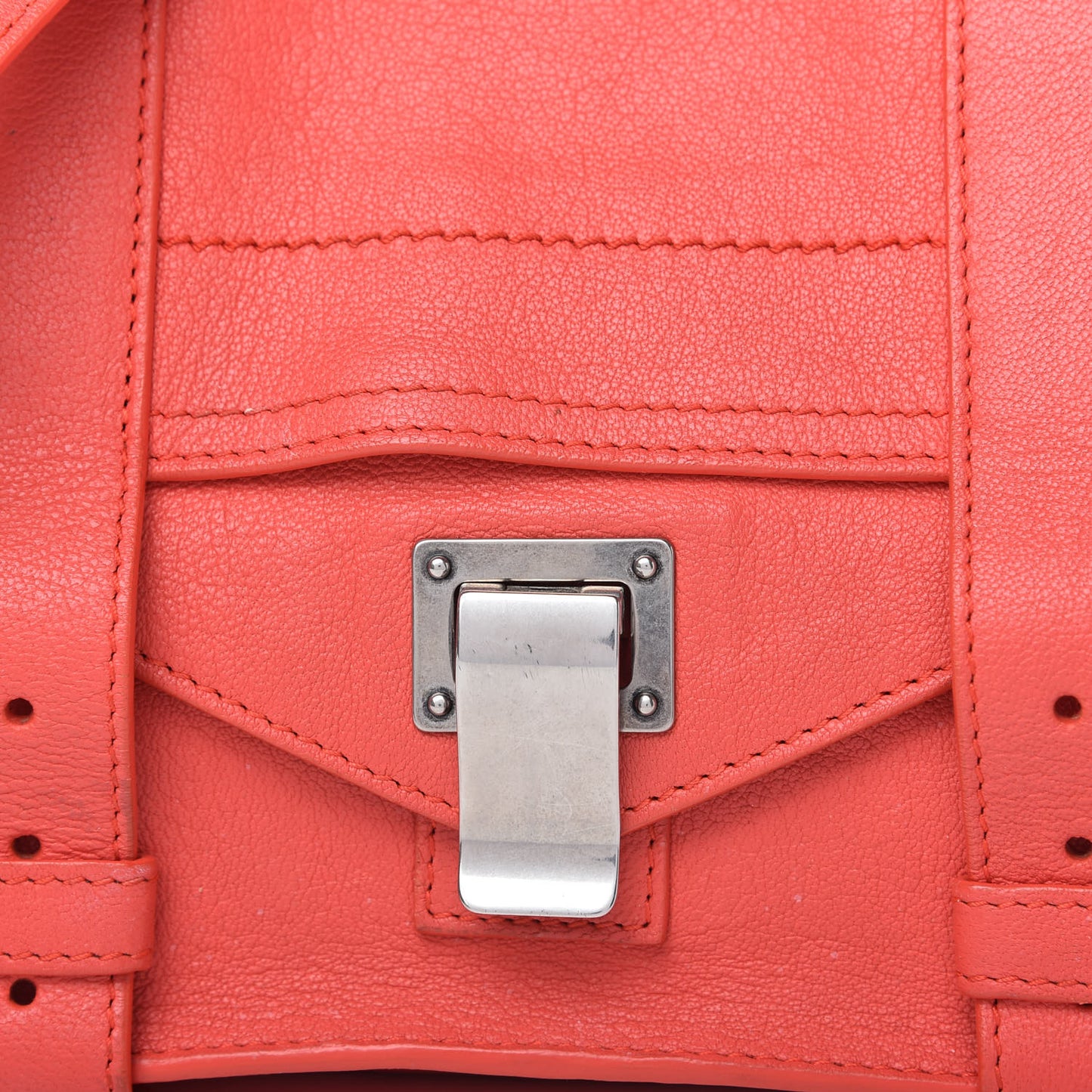 Lambskin PS1 Mini Pouch Messenger Bag Paprika