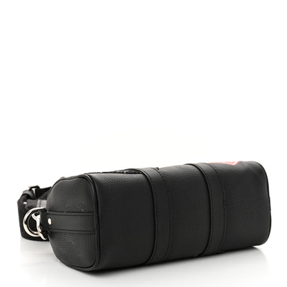 Louis Vuitton X NIGO Taurillon Monogram Denim Drip Keepall XS Black 4 of 9