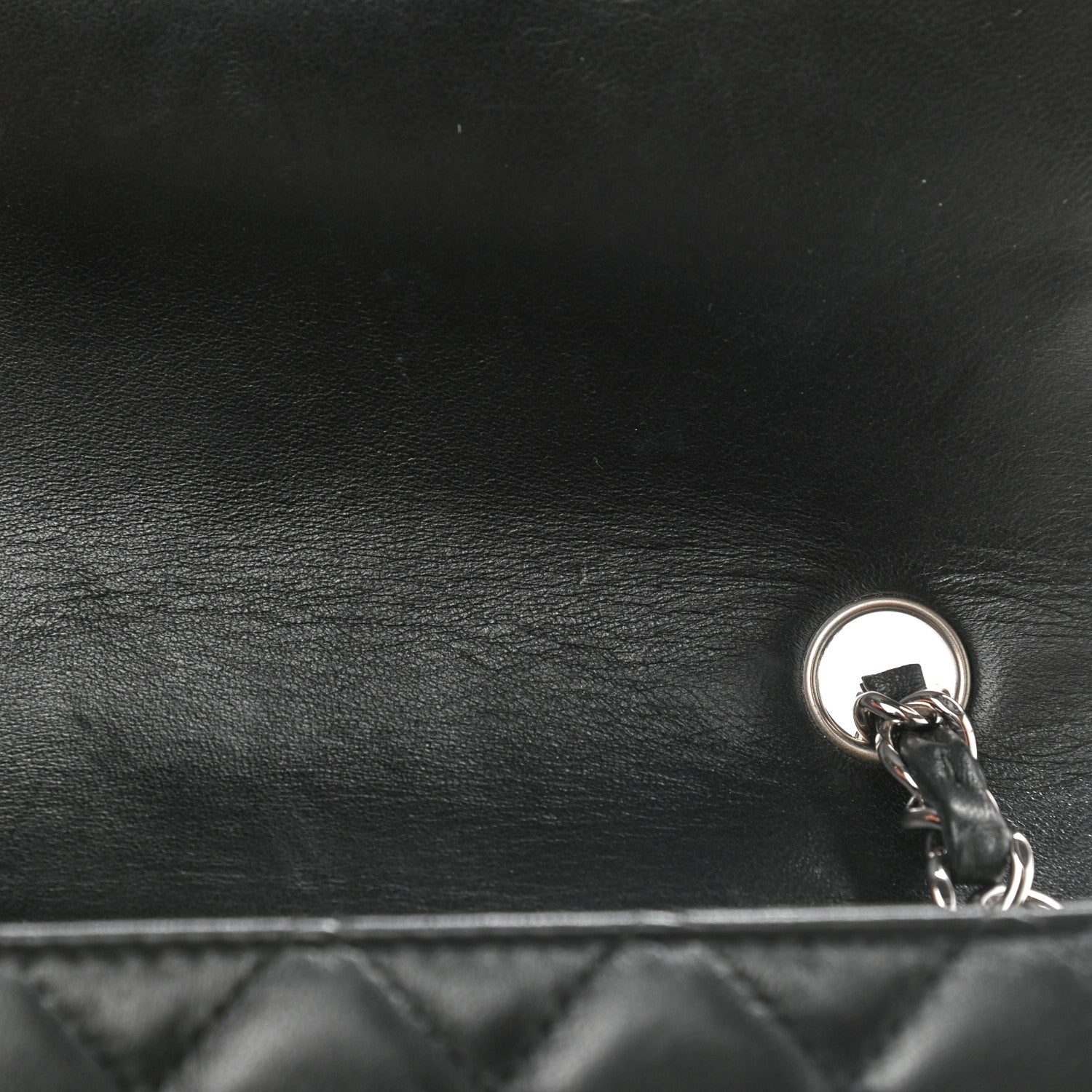 Chanel Lambskin Quilted Mini Rectangular Flap Black 8 of 11