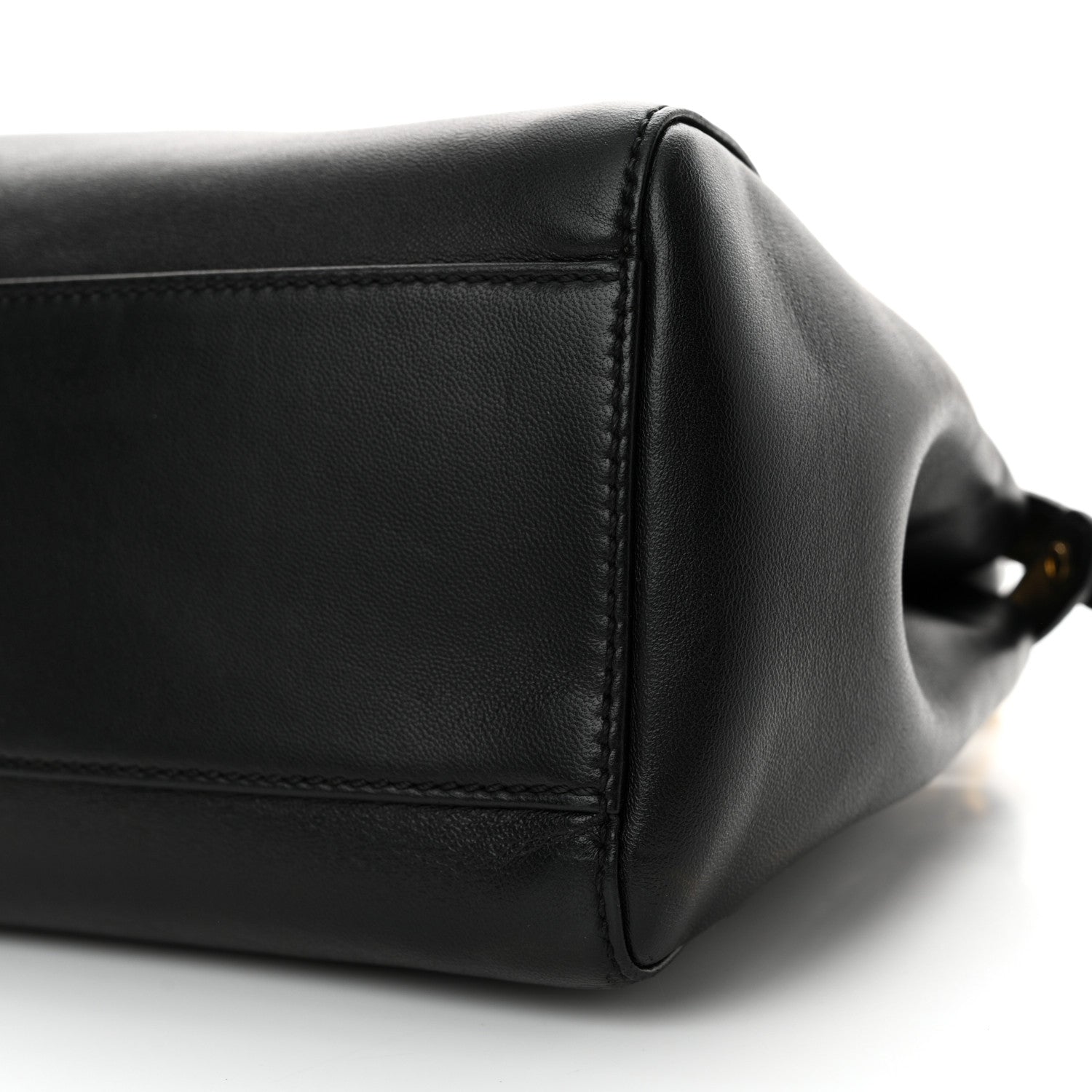 Fendi Nappa Mini Peekaboo Iconic Satchel Black 10 of 10