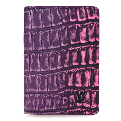 Louis Vuitton Alligator Pocket Organizer Purple 1 of 8